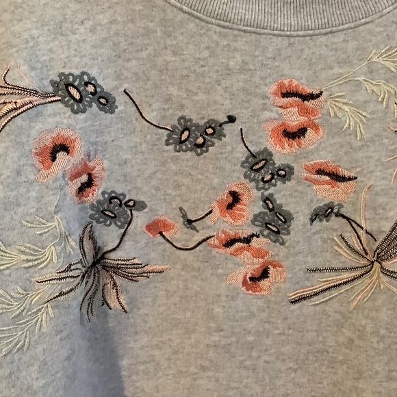 All Saints Embroidered Sweatshirt L - Picture 2 of 5